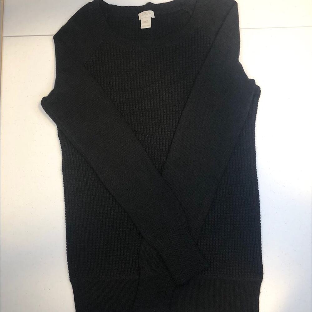 J Crew Factory Thermal Waffle Knit  XXS - Picture 2 of 9